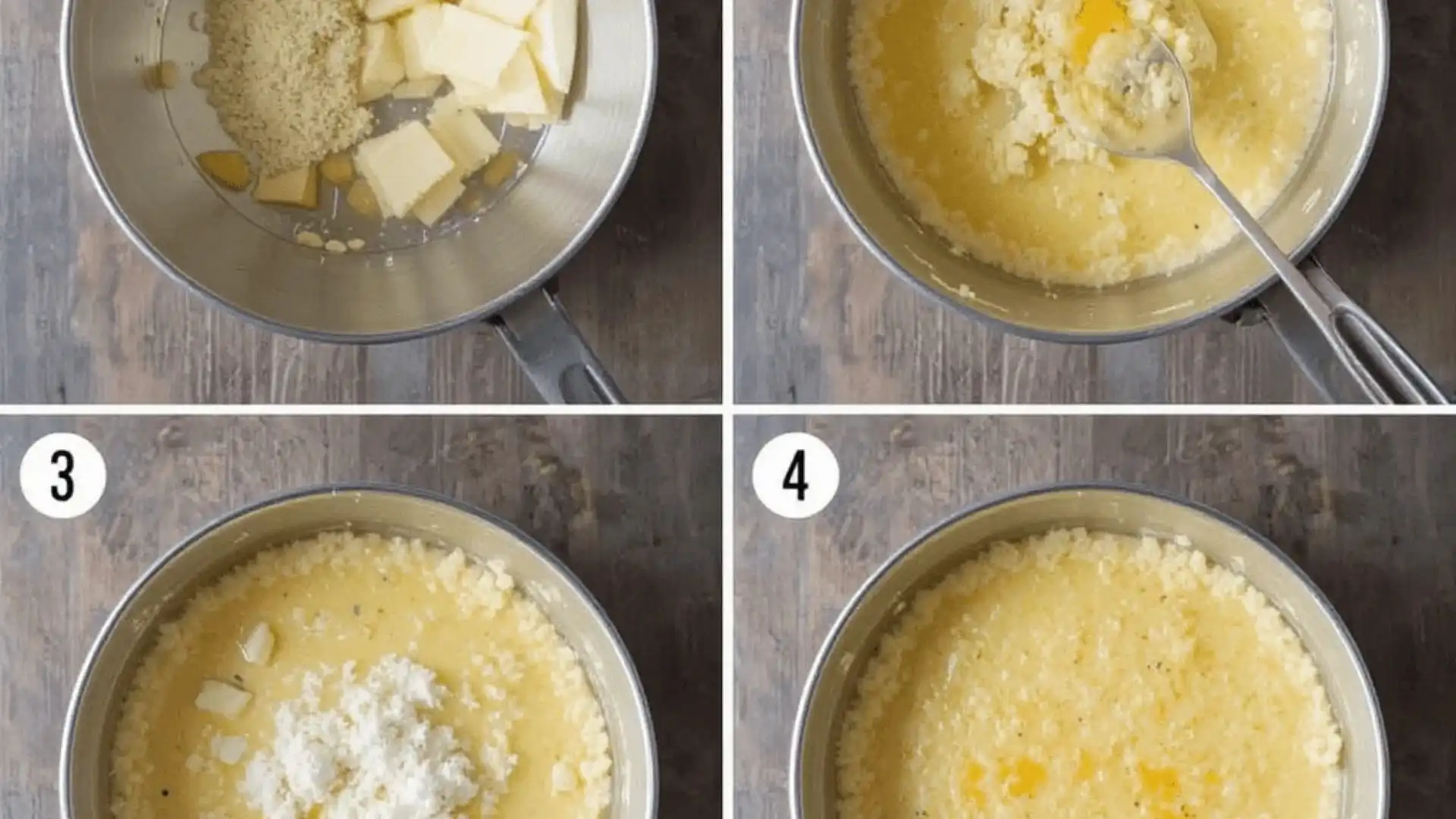 Step-by-Step Process of Preparing Crab Brûlée Mixture
